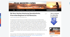 Desktop Screenshot of peakmodernliving.com